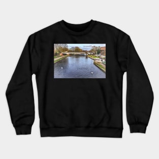 The River Kennet at Newbury Crewneck Sweatshirt